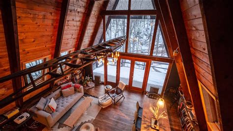 Maybe you would like to learn more about one of these? Nordfjellet A-Frame Cabin Tour - Catskill Mountains, NY ...