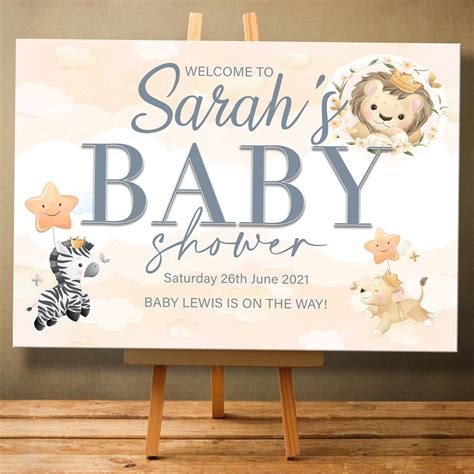 Welcome To Baby Shower Announcement Poster Or Sign Board Etsy