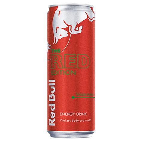 Red Bull The Red Edition Watermelon Energy Drink 4 X 250ml Sports And Energy Drinks Iceland Foods