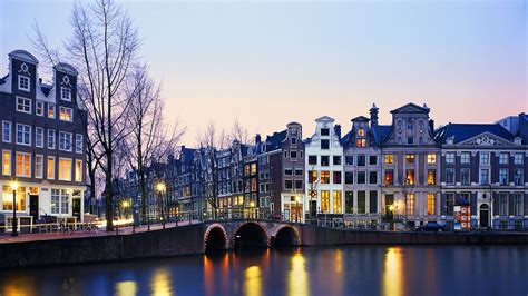 Cityscapes Bridges Town Holland Rivers The Netherlands Cities Wallpaper