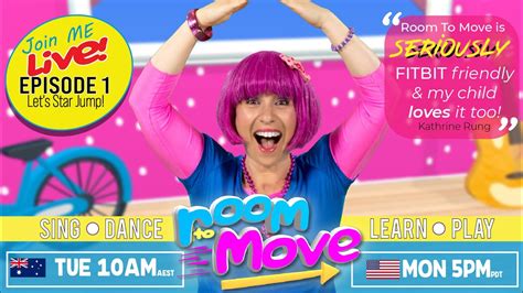 Live Room To Move With Debbie Doo Episode 1 Lets Star Jump Sing