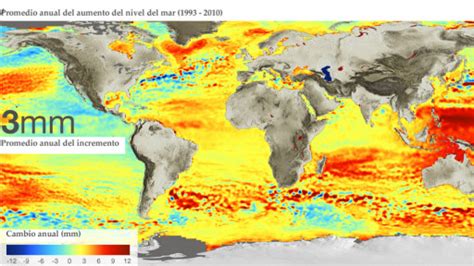 Un Mundo En Paz Satélites Detectan Aumento Del Nivel Del Mar