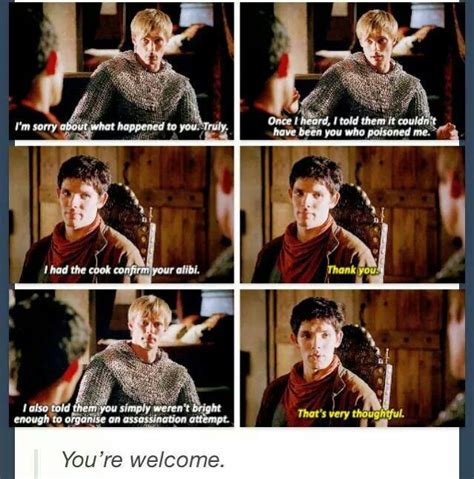 The Scenes With Just Them Two I Treasure Merlin And Arthur Merlin