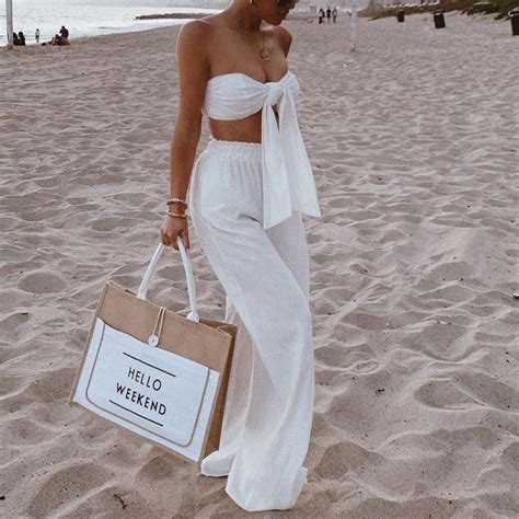 8 Outfits Blancos Para Ir A La Playa Mujer Saludable 10 Todo Para