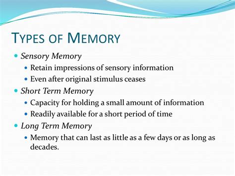 Long Term And Short Term Memory Online Presentation