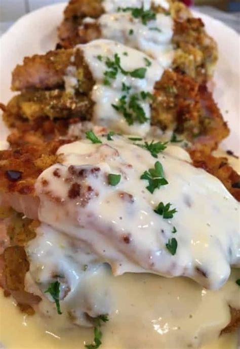 My entire family raved about how tender and delicious. Stuffed pork chops | Easy stuffed pork chops, Boneless ...