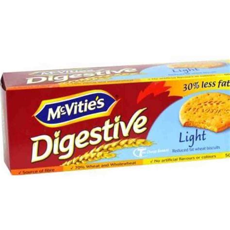 Biscuits Mcvities Digestive Light 400g Trimart