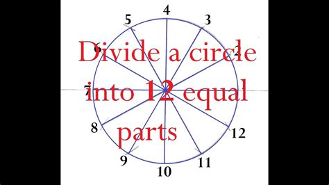 How To Divide A Circle Into 12 Equal Parts Using Set Square Best