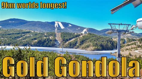 Gold Gondola Zlatibor Serbia 9km World Longest Gondola Full Ride