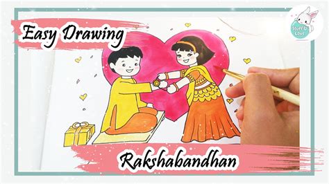 How To Draw Easy Raksha Bandhan Drawing And Painting Step By Step