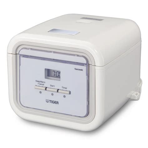 Tiger Corporation Micom Cup White Rice Cooker With Tacook Cooking