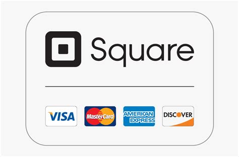 Square Credit Card Logos We Accept Credit Cards Square Hd Png