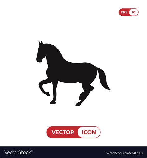 Horse Icon Royalty Free Vector Image Vectorstock