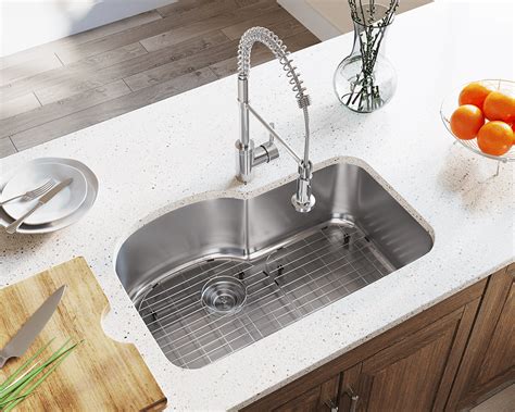 346 Offset Single Bowl Stainless Steel Sink
