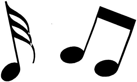 Music Notes Black And White Music Notes Clipart Black And White Free 5
