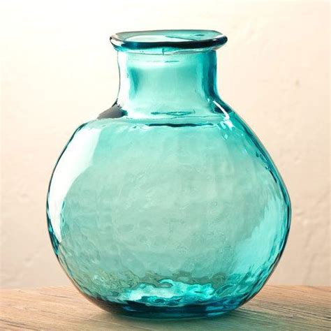 Recycled glass jug vase coastal cottage coastal and living rooms description: Oval Recycled Glass Balloon Vase | Recycled glass ...