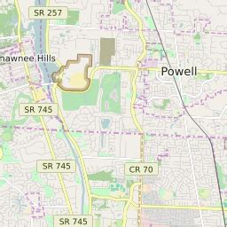 Map Of All ZIP Codes In Clinton Township Franklin County Ohio