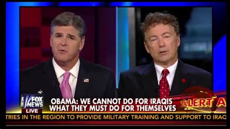 Rand Paul Responds To President Obamas Isis Strategy 91014 Hannity