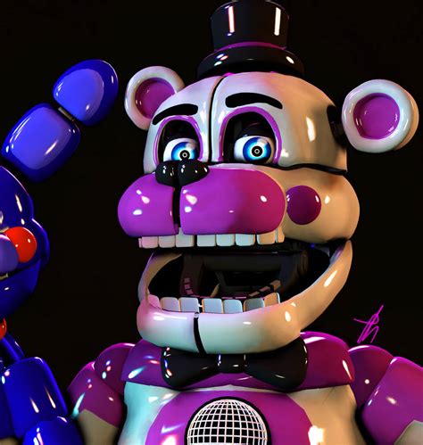 Fnaf Sfm Poster Funtime Freddy Portrait By Teetheyhatty On Deviantart