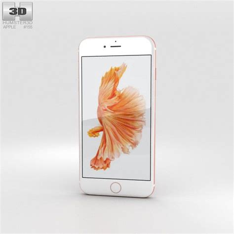3d Model Of Apple Iphone 7 Rose Gold Iphone 7 Rose Gold Iphone