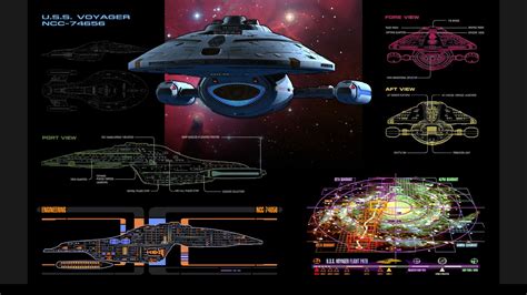 Star Trek Voyager Ship Schematic