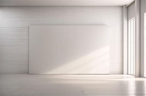 Premium Ai Image Blank White Wall