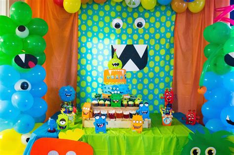 See more ideas about monster theme, monster classroom, monster theme classroom. A Monster Bash To Ring In Noah's First Year! — New Mom in ...
