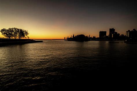 Chicago Skyline At Dawn From A Distance Photograph By Sven Brogren