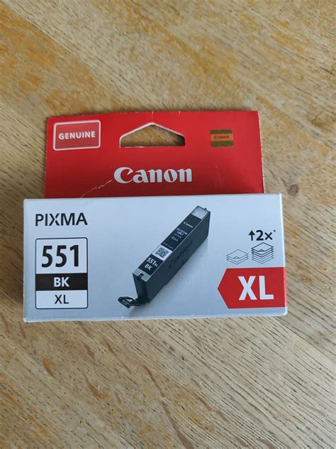 Genuine Canon Cli 551xlpgi 550xl Black Ebay