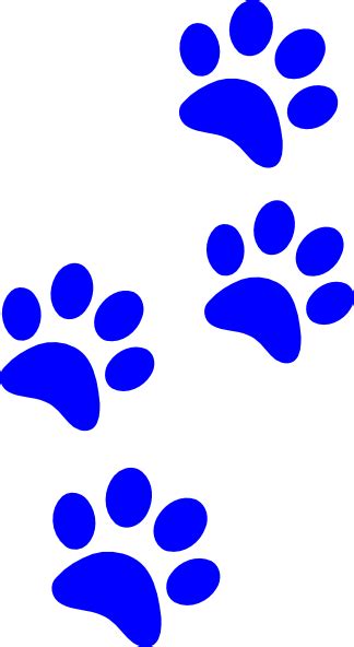Black Paws Clip Art At Vector Clip Art Online Royalty Free