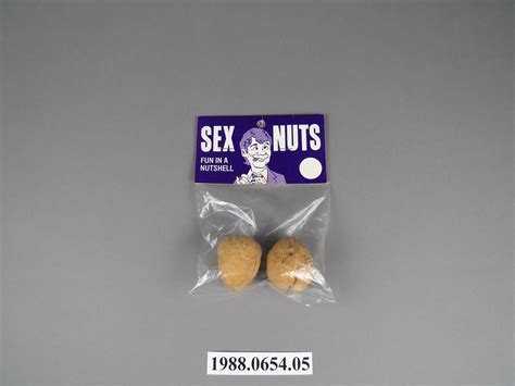 Sex Nuts Fun In A Nutshell National Museum Of American History