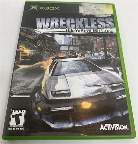 Original Xbox Wreckless The Yakuza Missions Complete With Manual