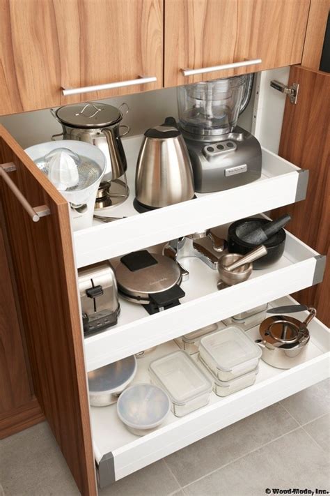 The answer could differ based on whether it's a mixer, juicer, oven, or microwave. 34 Best Kitchen Appliance Storage Ideas