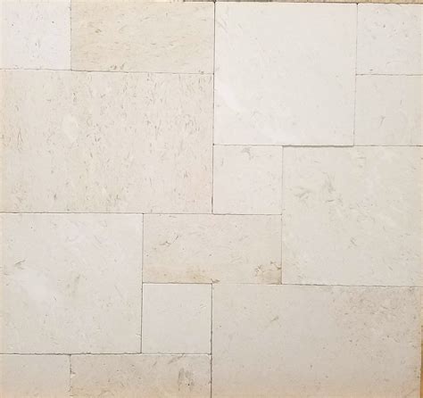 Sea Shell Stone French Pattern Tumbled Paver Travertine And Marble