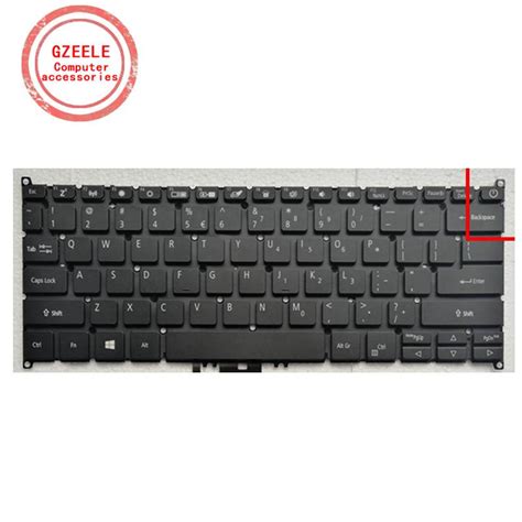 Ru Backlit Keyboard For Acer N17w6 N17w7 Spin 5 Sf114 32 Sp513 51 Sp513