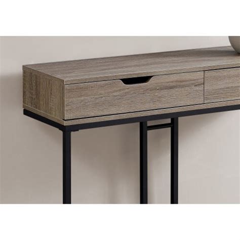 Ergode Accent Table 42 L Dark Taupe Black Hall Console 1 Kroger