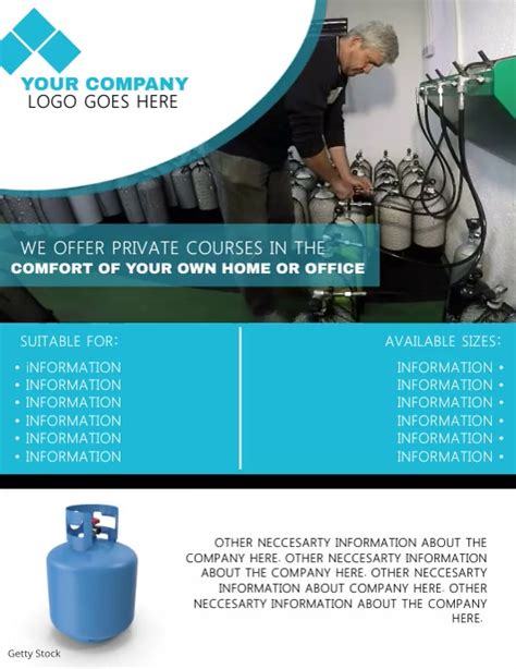 Copy Of Gas Company Video Flyer Template Postermywall