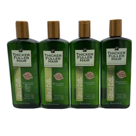 4 Thicker Fuller Hair With Cell U Plex And Caffeine Revitalizing