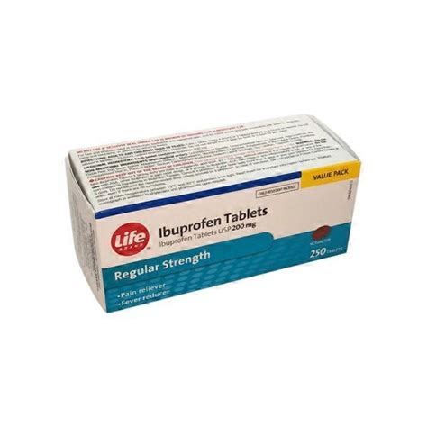 Life Brand 200 Mg Ibuprofen Tablets 250 Ct Instacart
