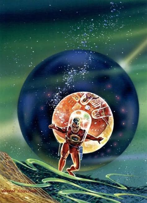 George Schelling 1965 Science Fiction Art Retro Futurism Cover Art