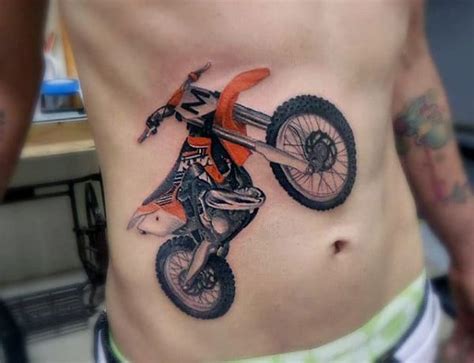 70 Motocross Tattoos For Men Dirt Bike Design Ideas