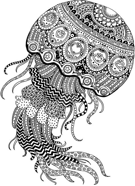 Printable Mandala Animals And Zentangle Art Abstract Coloring Pages
