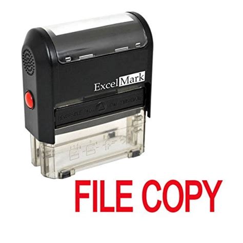 File Copy Self Inking Rubber Stamp Red Ink 42a1539web R