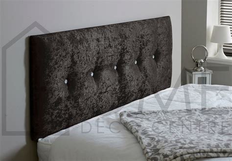 Crushed Velvet Headboard In Various Colours And Sizes Etsy