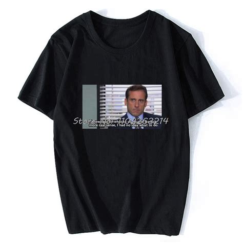 Michael Scott Homage The Office T Shirt Men Novelty Tshirt Tv Dwight