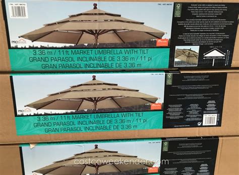 ProShade 11 ft Market Umbrella with Tilt | Costco Weekender
