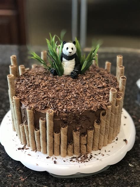 Panda Birthday Cake By Erin Farley Cake Desserts Cupcake Cakes