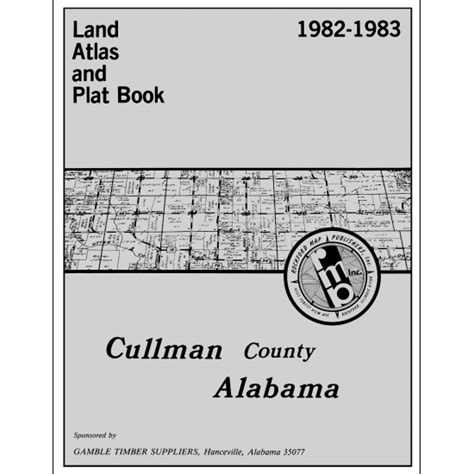 Alabama Cullman County Plat Map And Gis Rockford Map Publishers