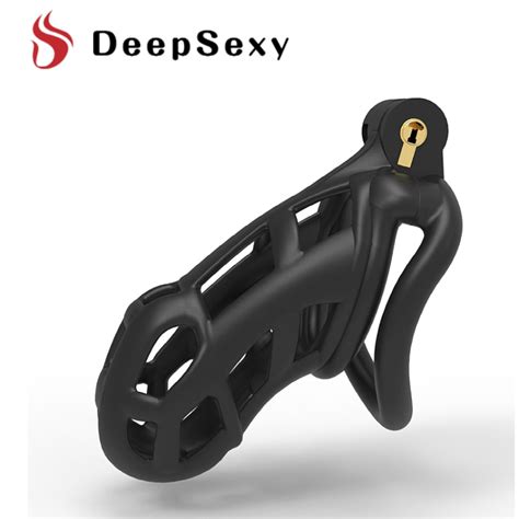male chastity device cock cage chastity belt with 4 penis cock ring sleeve lock penis cage