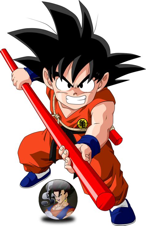 Son Goku Kid Render By Animesennin On Deviantart